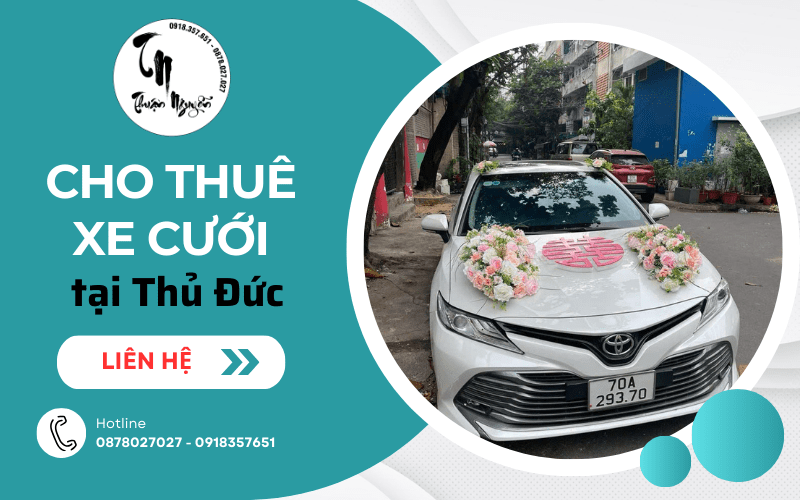cho thuê xe cưới thủ đức