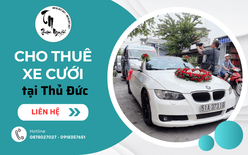 cho thuê xe cưới thủ đức